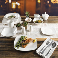 White Porcelain Dinnerware Set