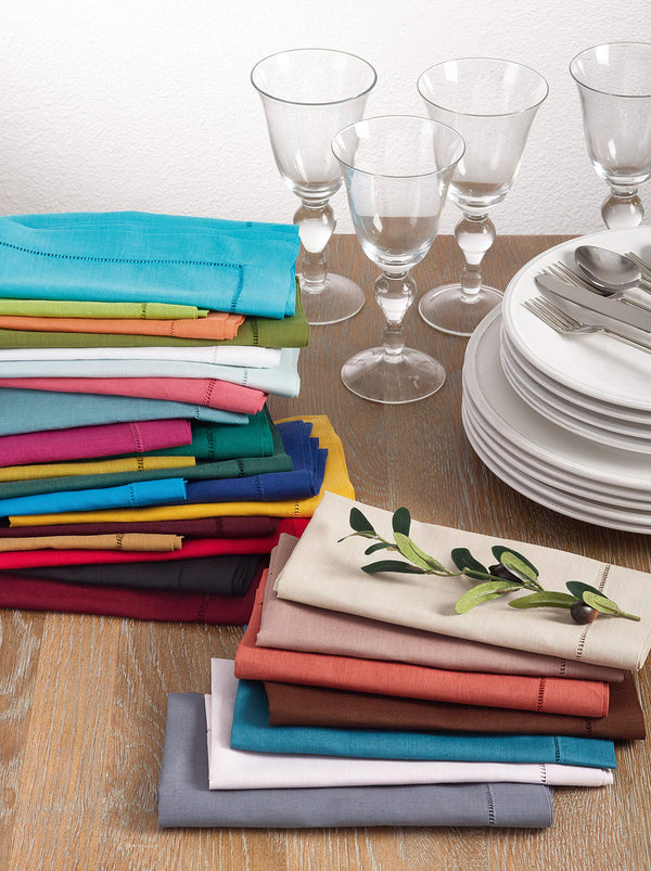 Black Linen Napkins (Set of 12)