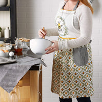 Bee Print Apron