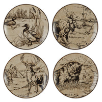 Wildlife Stoneware Dinnerware (Set of 16)