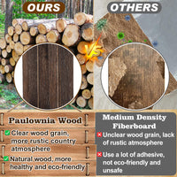 Wooden Candle Sconces (Set of 2)