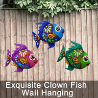 Metal Fish Wall Decor (Set of 3)