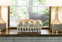 Cream Sheep Trough Planter