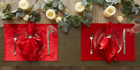 Red Velvet Napkins (Set of 4)