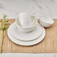 White Bone China Dinnerware