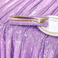 Lavender Sequin Tablecloth