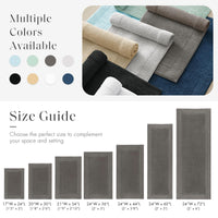 Charcoal Cotton Bath Rug