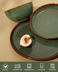 Sage Green Stoneware Dinnerware
