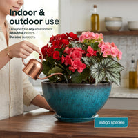 Indigo Speckle Planter Bowl