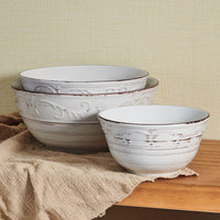White Serving Bowls (Set of 3)