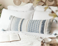 Coastal Blue Lumbar Pillow Cover