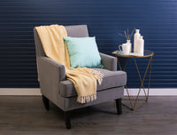 Marigold Chevron Cotton Throw