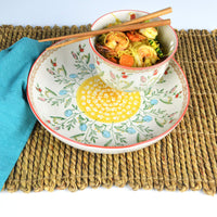 Red Floral Ramen Bowl