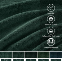 Green Cotton Bath Sheets (Set of 2)