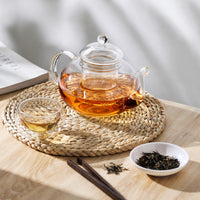 Clear Glass Infuser Tea Pot
