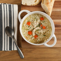 White Handled Soup Bowls (Set of 4)