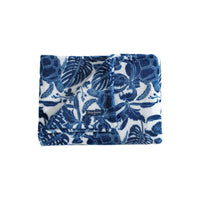 Blue Plush Fleece Throw