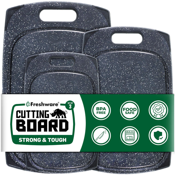 Black Marble Cutting Boards (Set of 3)