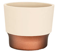 Vanilla Copper Succulent Pot