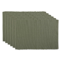 Artichoke Ribbed Placemats (Set of 6)