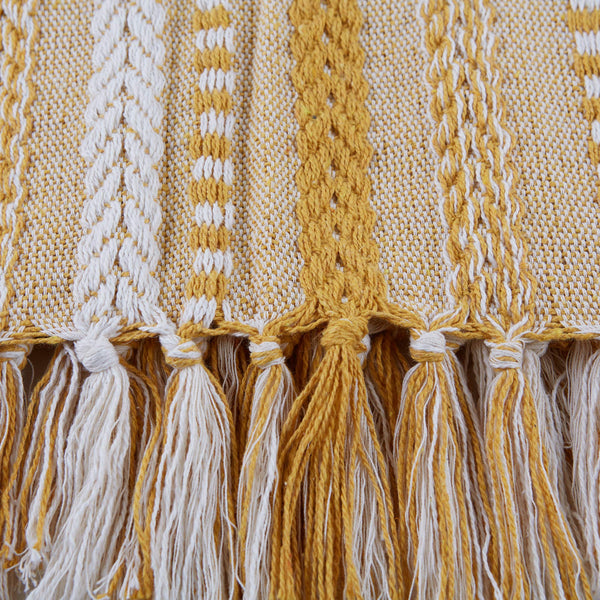 Honey Gold Braided Throw