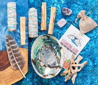 White Sage & Palo Santo Smudging Kit