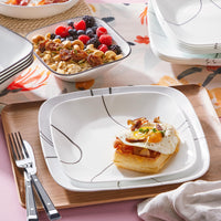 Simple Lines Salad Plates (Set of 6)