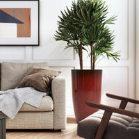 Red Glossy Planters (Set of 2)