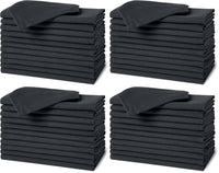 Black Cloth Napkins (Set of 12)