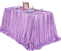 Lavender Sequin Tablecloth