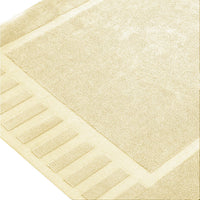 Beige Cotton Floor Towel (Set of 2)