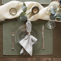 Artichoke Ribbed Placemats (Set of 6)