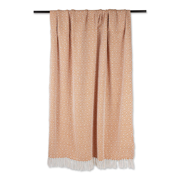 Pumpkin Spice Woven Throw