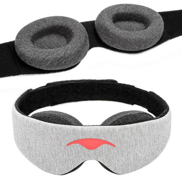 Gray Blackout Eye Mask
