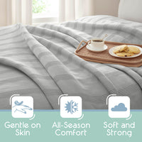 Grey Cotton Blanket