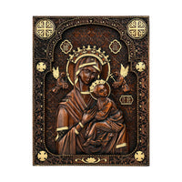 Wooden Virgin Mary & Child