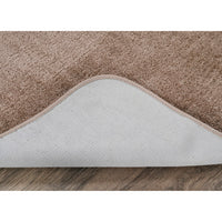 Taupe Plush Bath Rug