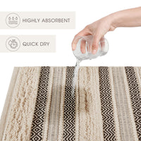 Black Bath Rug