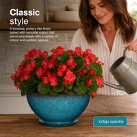 Indigo Speckle Planter Bowl