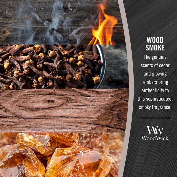 Wood Smoke Crackling Candle