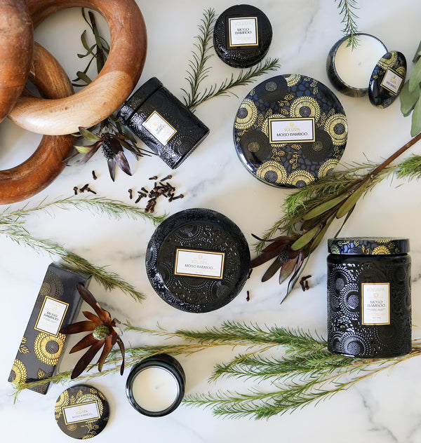 Moso Bamboo Tin Candle
