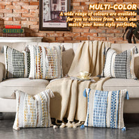 Grey Chenille Throw Pillow Cover