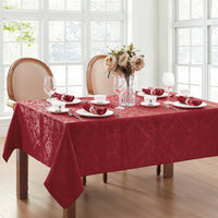 Red Damask Tablecloth