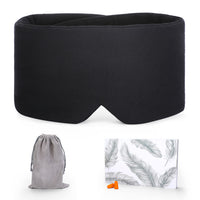 Black Cotton Sleep Mask
