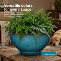 Indigo Speckle Planter Bowl