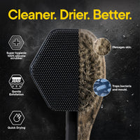 Charcoal Silicone Back Scrubber