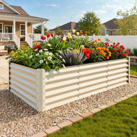 Cream Raised Garden Bed