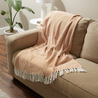 Pumpkin Spice Woven Throw