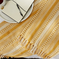 Honey Gold Braided Throw