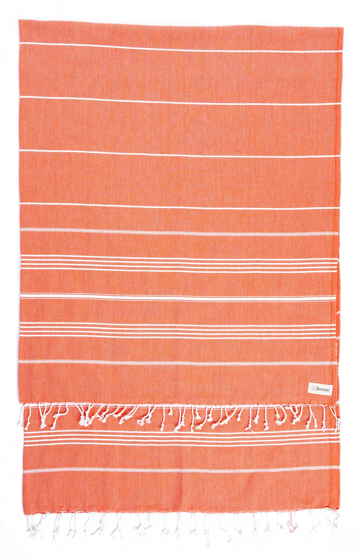 Dark Orange Turkish Cotton Throw